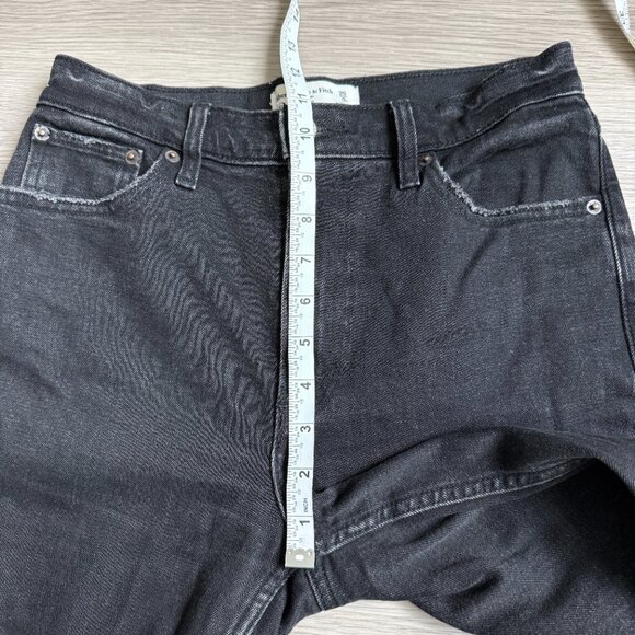 Abercrombie & Fitch The Mom High Rise Ripped Jeans Size 25 - Picture 7 of 9